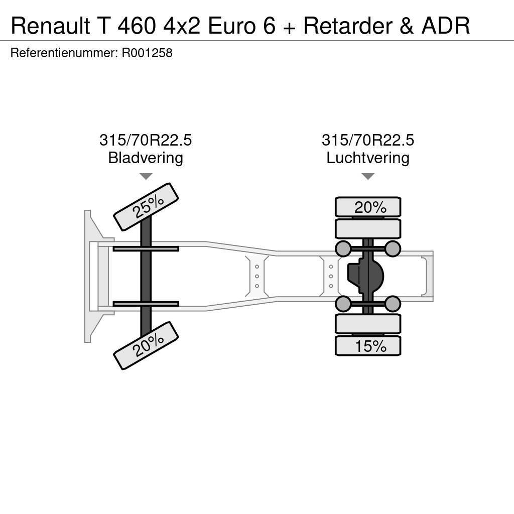 Renault T 460 4x2 Euro 6 + Retarder & ADR Motrici e Trattori Stradali