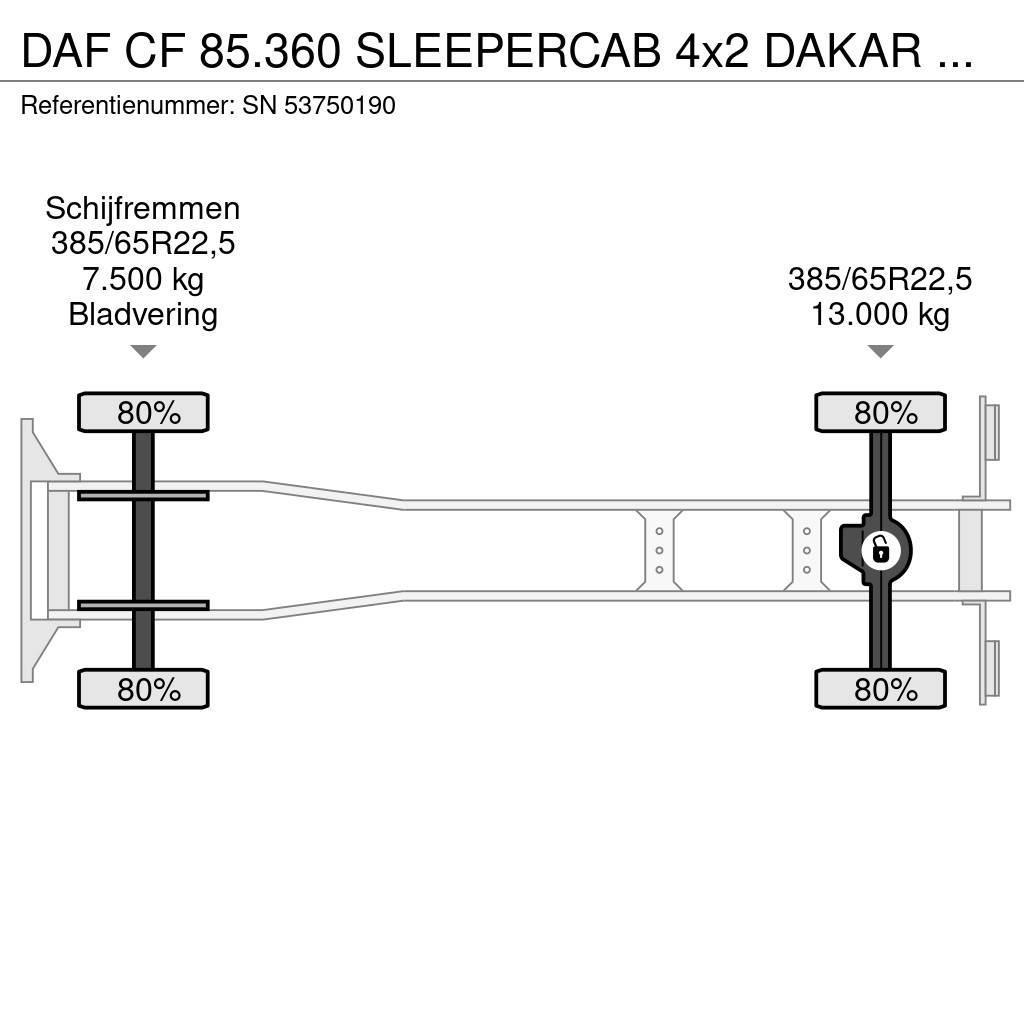 DAF CF 85.360 SLEEPERCAB 4x2 DAKAR EDUCATION TRUCK (ZF Camion cassonati
