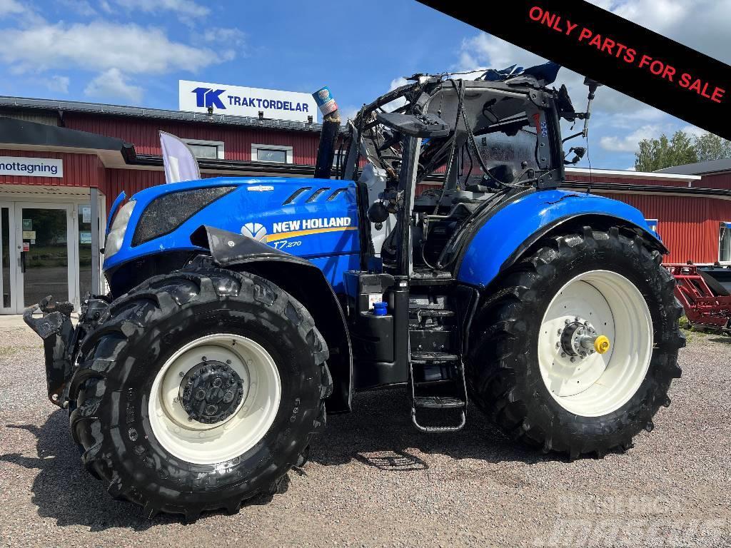 New Holland T 7.270 dismantled: only spare parts Trattori