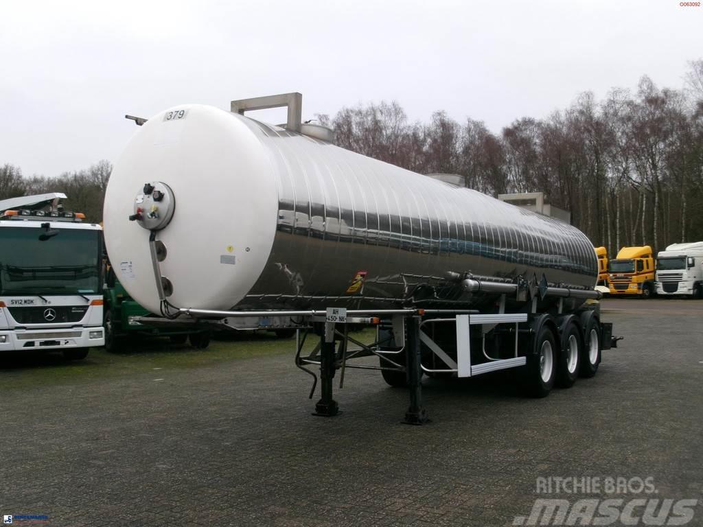 Maisonneuve Chemical tank inox 22.3 m3 / 1 comp Semirimorchi cisterna