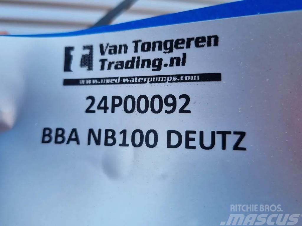 BBA NB100 + DEUTZ F2L 1011F Pompa idraulica