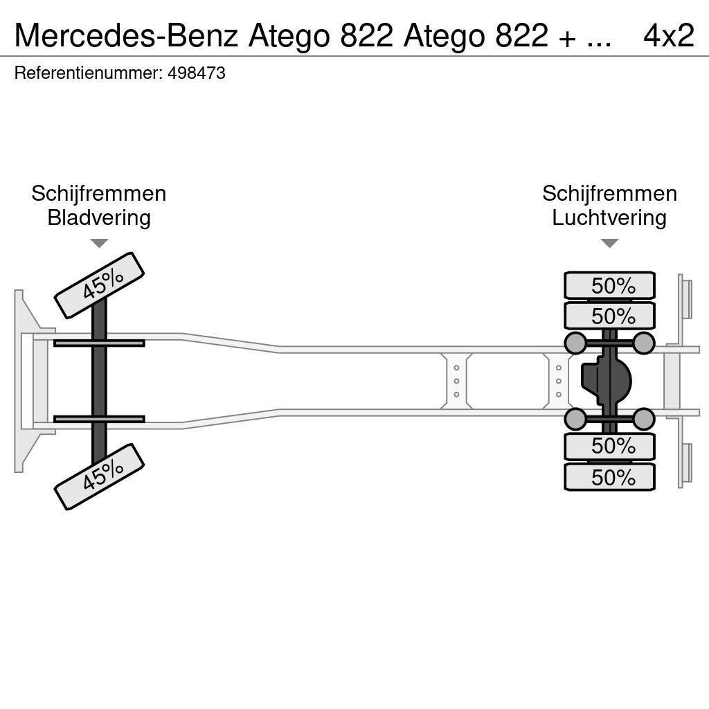 Mercedes-Benz Atego 822 Atego 822 + Euro 5 + Dhollandia lift Camion cassonati