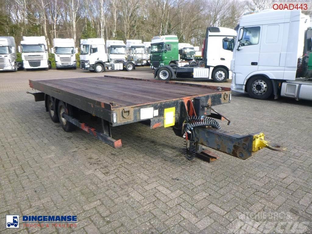  Adcliffe 2-axle drawbar platform trailer 7 t Rimorchi con sponde ribaltabili