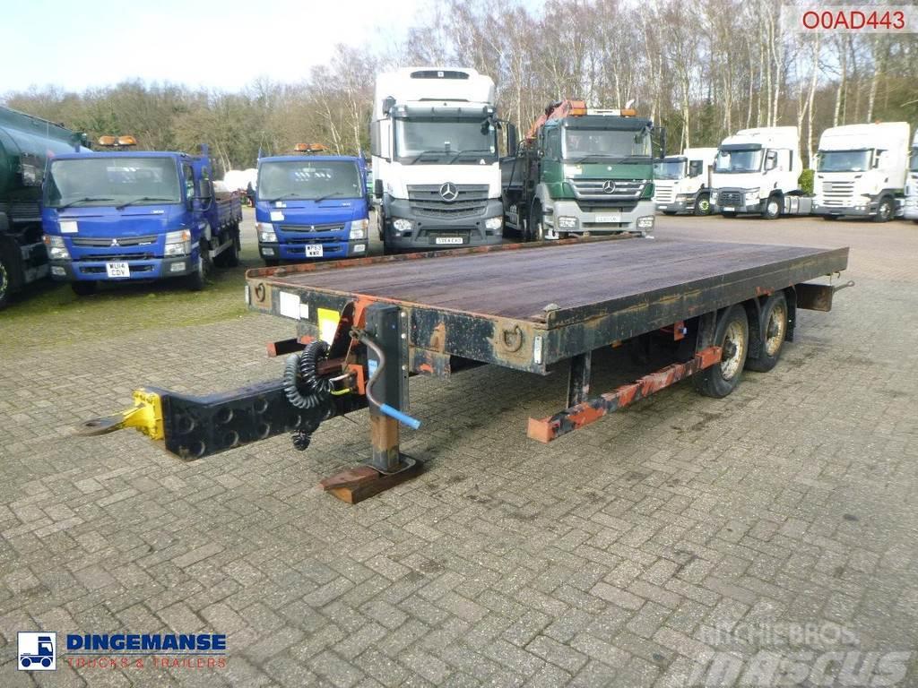  Adcliffe 2-axle drawbar platform trailer 7 t Rimorchi con sponde ribaltabili