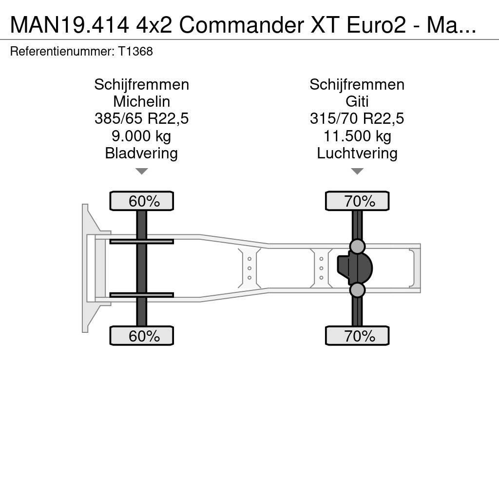 MAN 19.414 4x2 Commander XT Euro2 - Manual - MKG HLK30 Motrici e Trattori Stradali