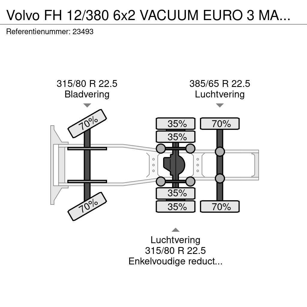 Volvo FH 12/380 6x2 VACUUM EURO 3 MANUAL GEARBOX 758.100 Motrici e Trattori Stradali