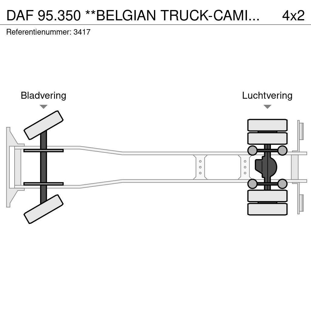 DAF 95.350 **BELGIAN TRUCK-CAMION BELGE** Camion cassonati