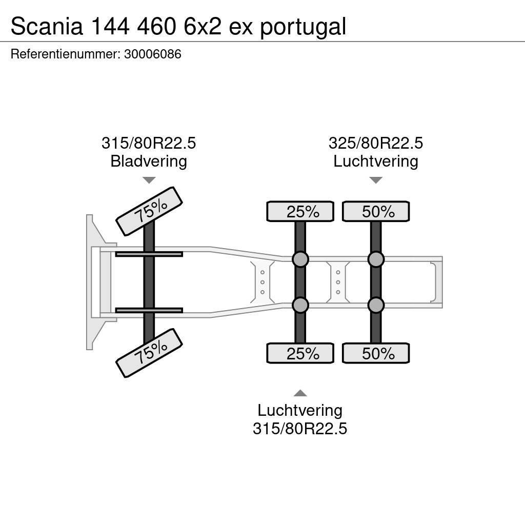 Scania 144 460 6x2 ex portugal Motrici e Trattori Stradali