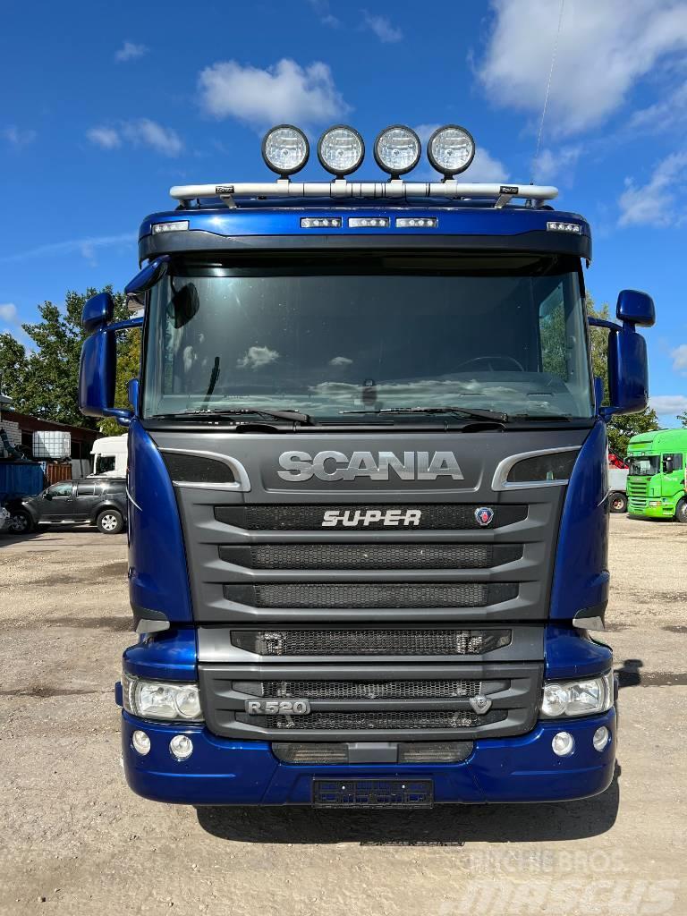 Scania R520CB6X2HSA EURO 6,RETARDER, 9T front axel Camion con gancio di sollevamento