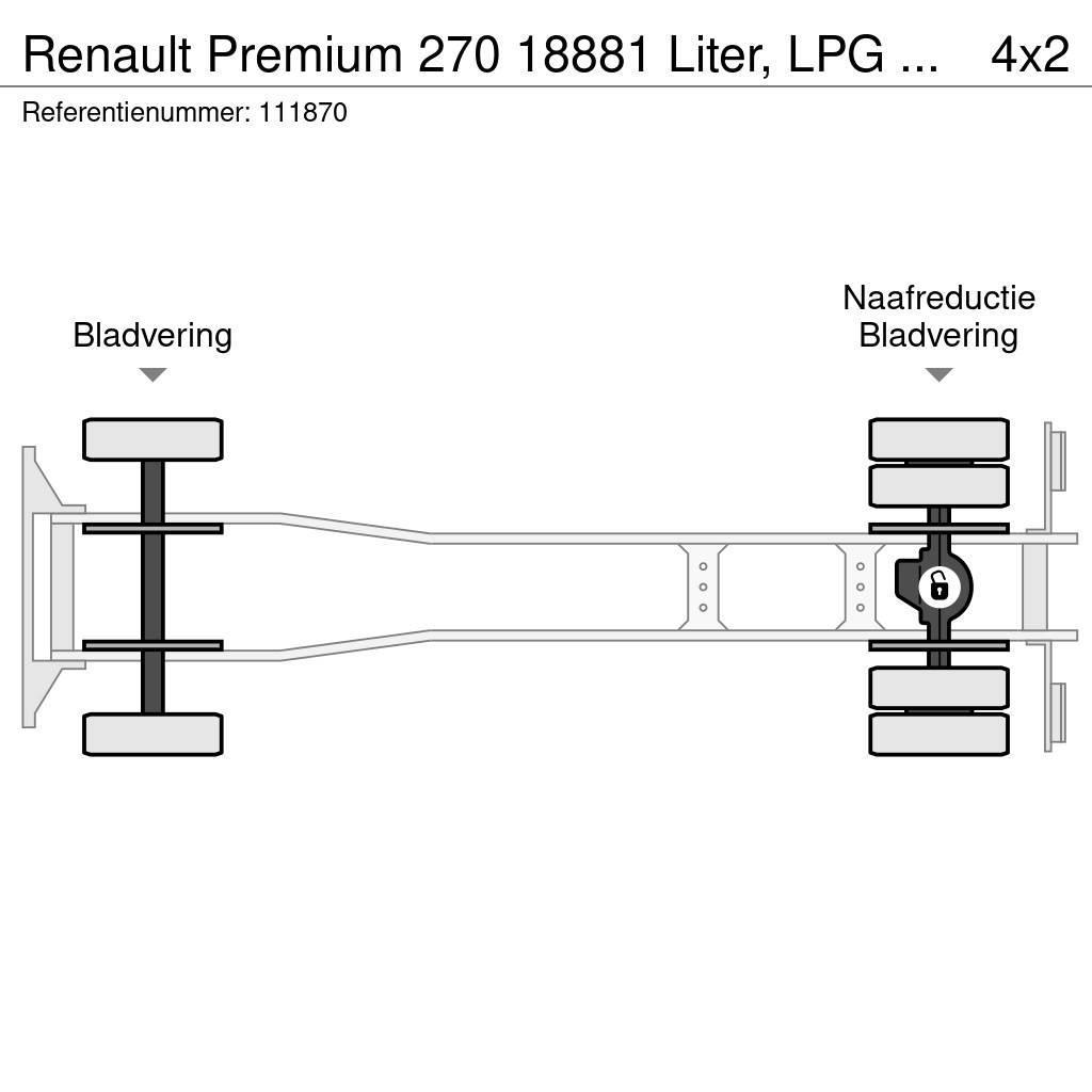Renault Premium 270 18881 Liter, LPG GPL, Gas tank, Steel Cisterna