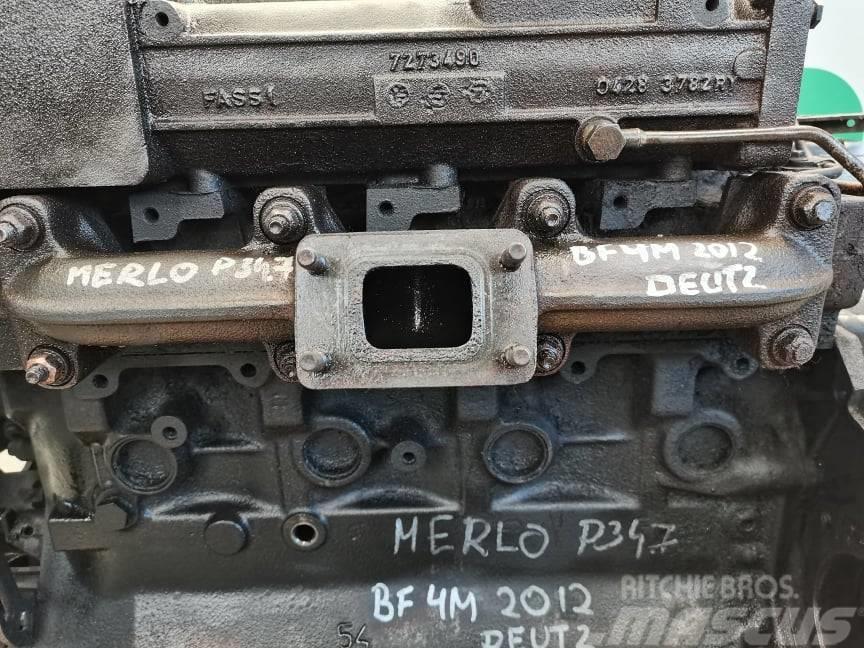 Merlo P 34.7 {Deutz BF4M 2012} exhaust manifold Motori