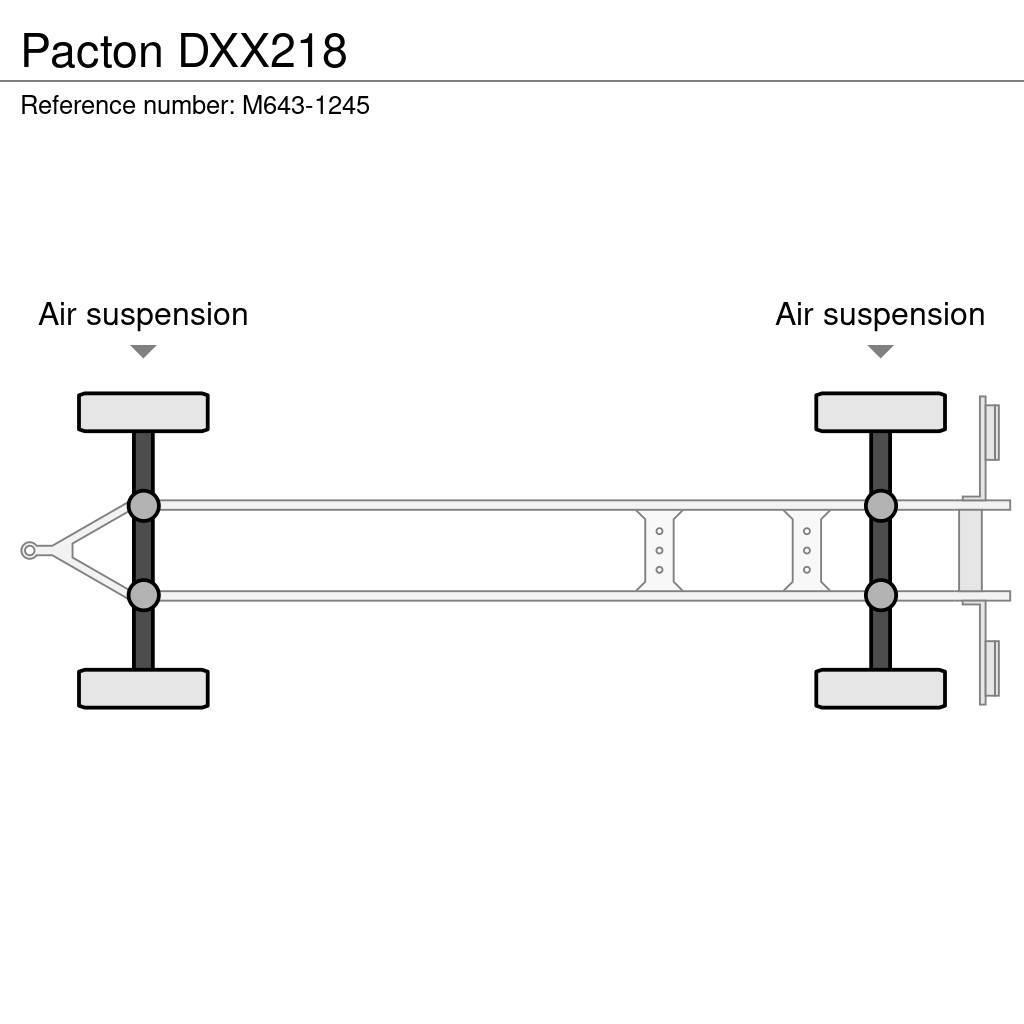 Pacton DXX218 Carrelli Trailers