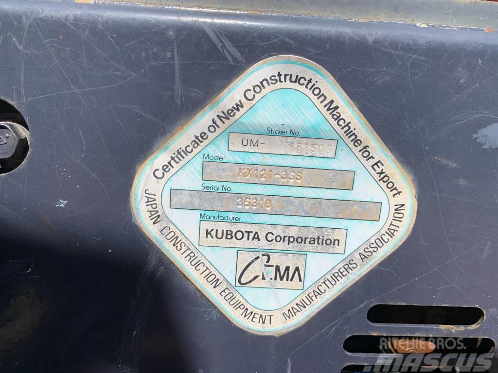Kubota KX 121-3 SS Miniescavatori