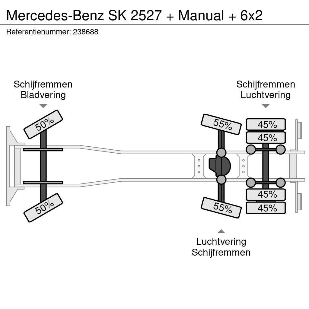 Mercedes-Benz SK 2527 + Manual + 6x2 Autocabinati