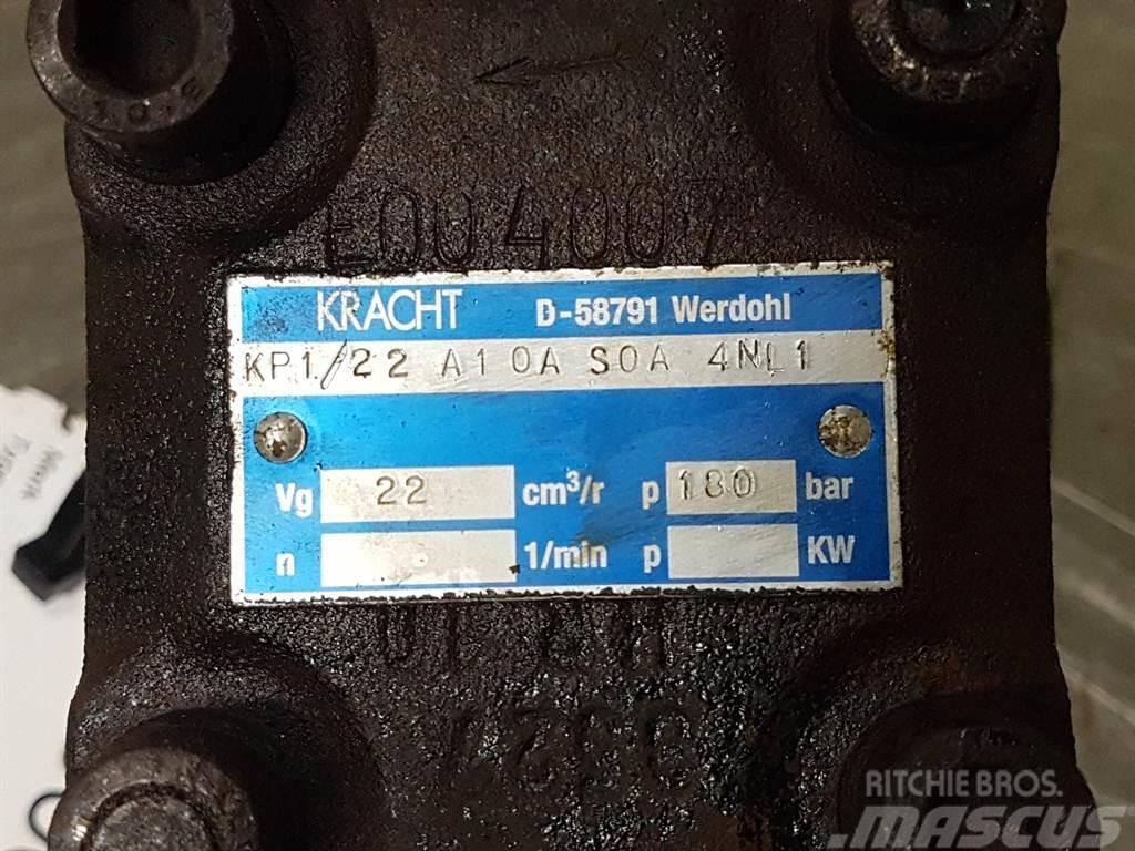  Kracht KP1/22A10AS0A - Gearpump/Zahnradpumpe Componenti idrauliche