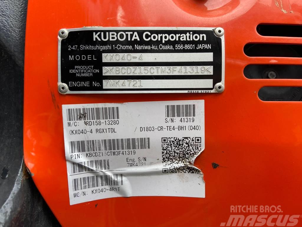 Kubota KX040-4 Miniescavatori
