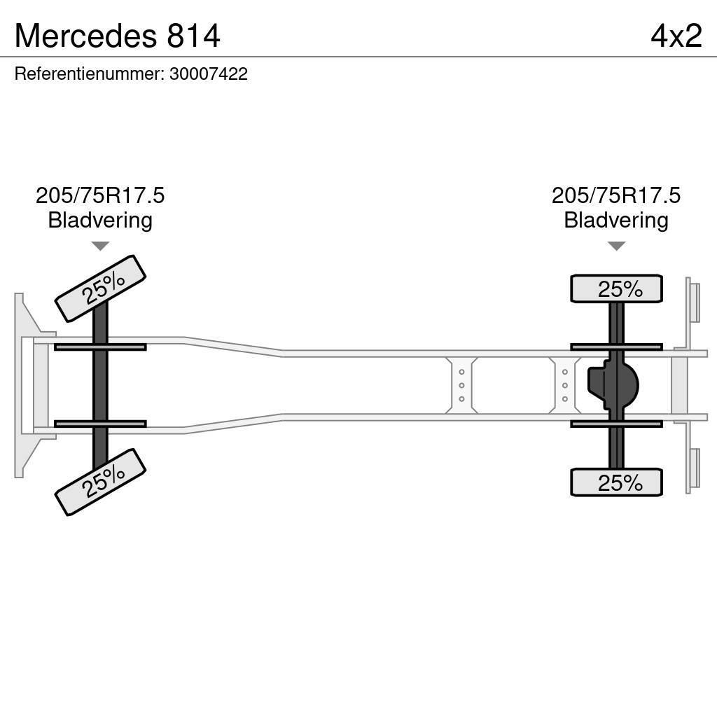 Mercedes-Benz 814 Camion con sponde ribaltabili