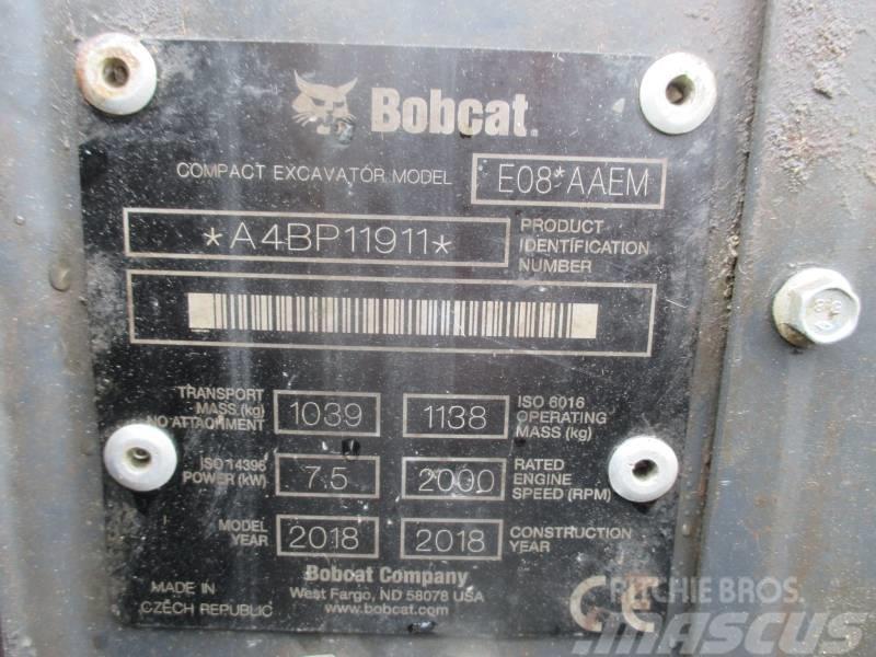 Bobcat E 08 Miniescavatori