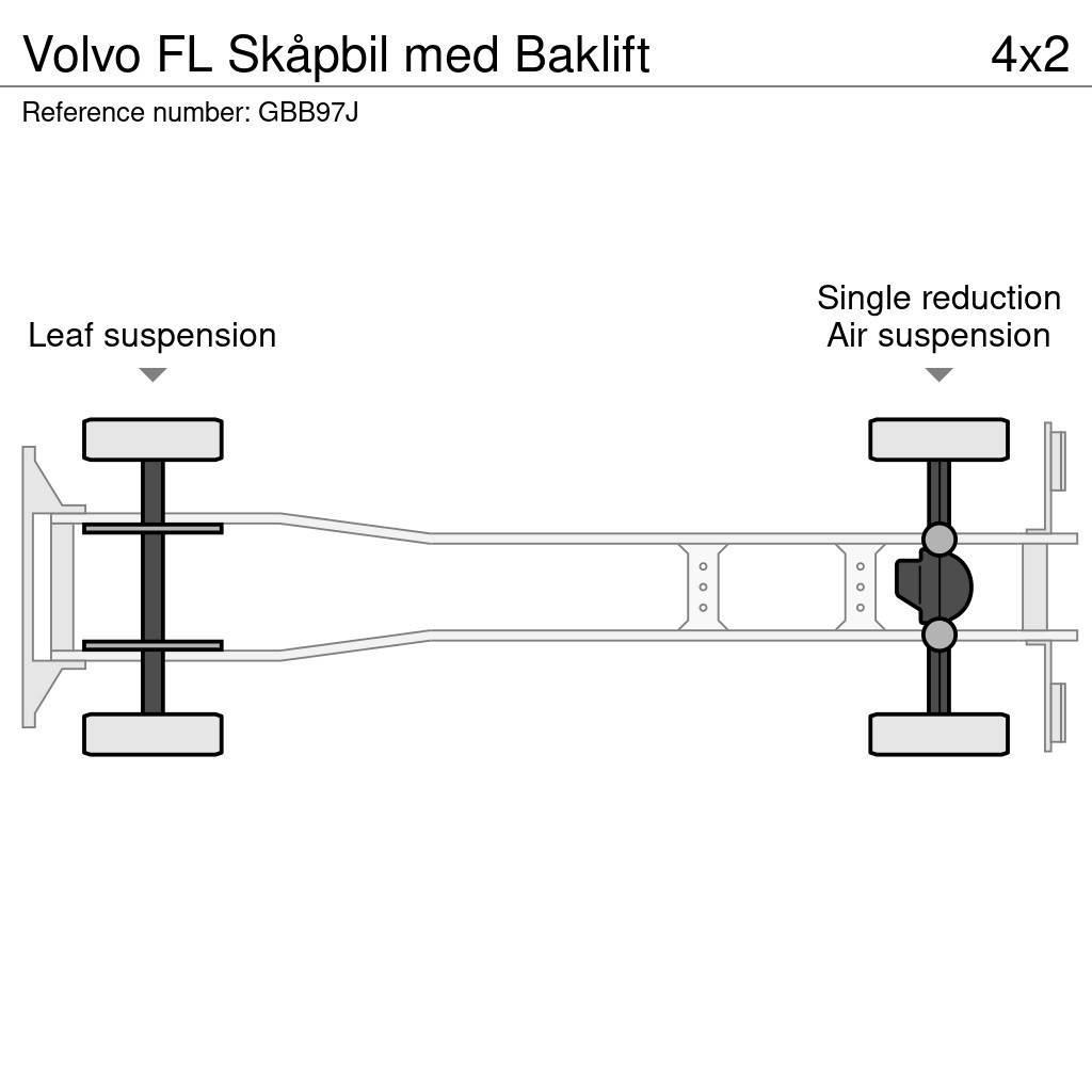 Volvo FL Skåpbil med Baklift Camion cassonati