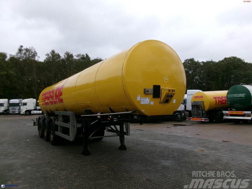  Clayton Food (beer) tank inox 30 m3 / 1 comp Semirimorchi cisterna