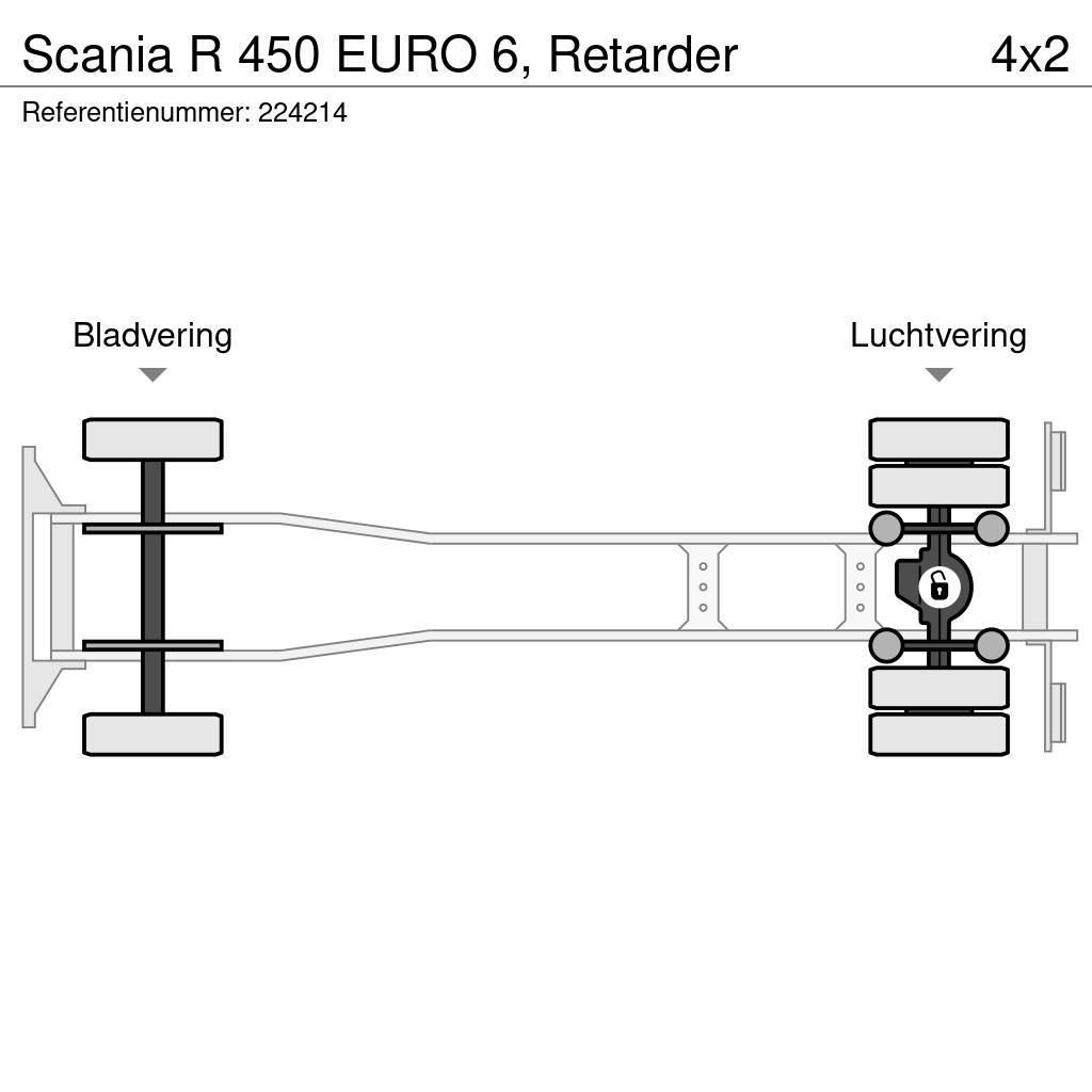 Scania R 450 EURO 6, Retarder Camion cassonati