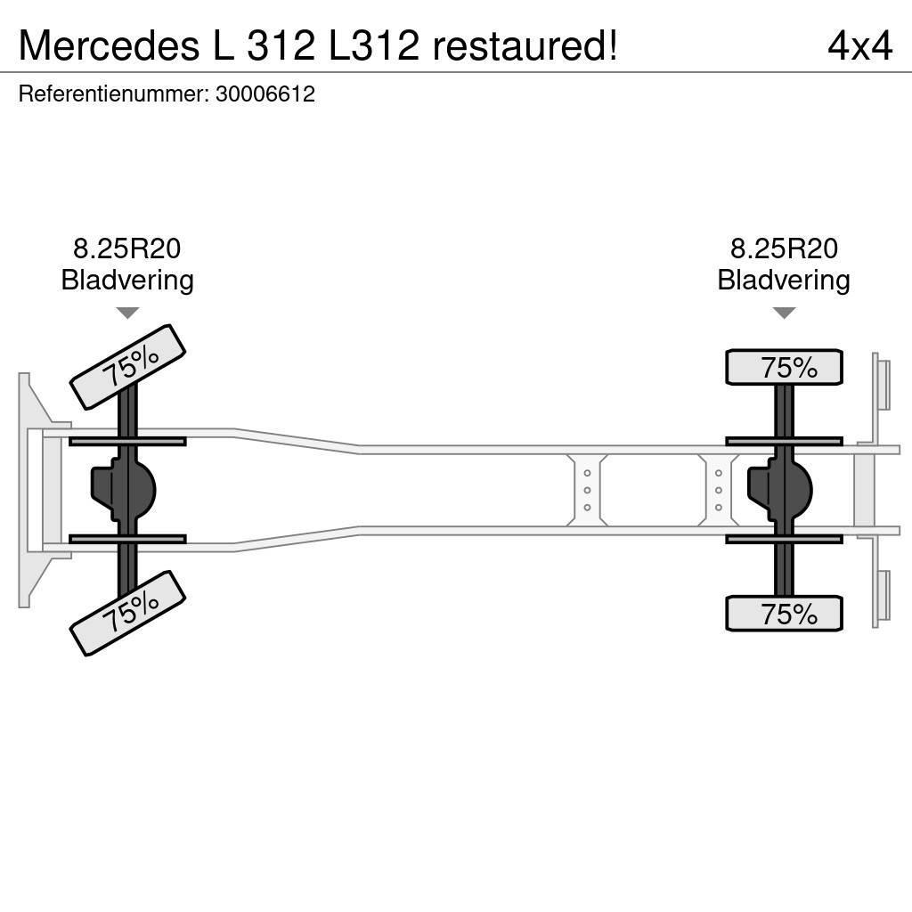 Mercedes-Benz L 312 L312 restaured! Autocabinati
