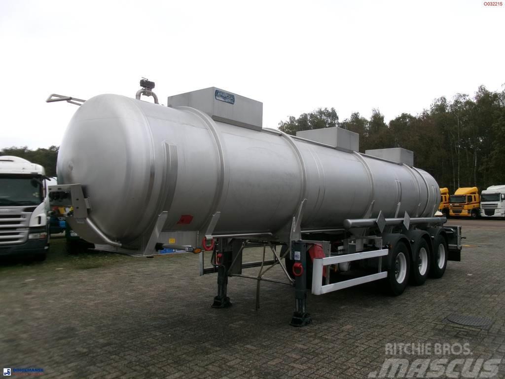  Parcisa Chemical tank inox L4BH 21.2 m3 / 1 comp / Semirimorchi cisterna