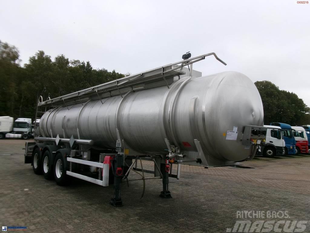  Parcisa Chemical tank inox L4BH 21.2 m3 / 1 comp / Semirimorchi cisterna