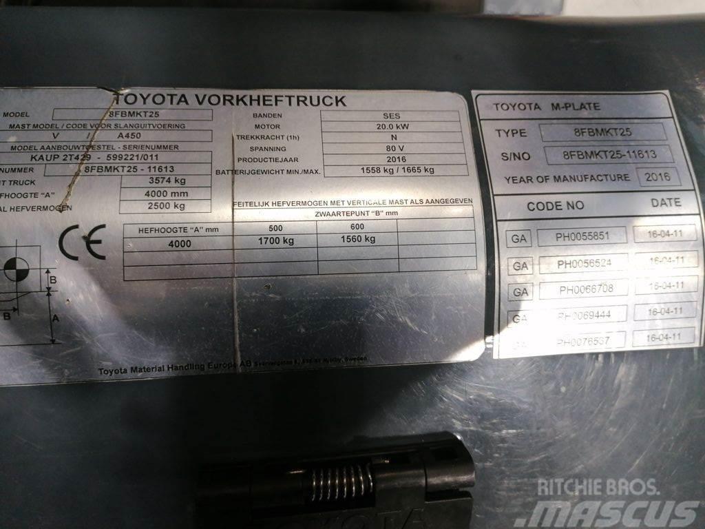 Toyota 8FBMKT25 Carrelli elevatori elettrici