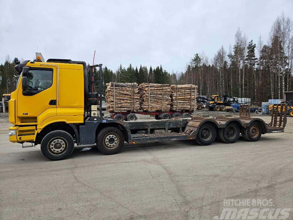 Sisu C600 10x4 Metsäkoneenkuljetusauto Camion per il trasporto di macchine forestali