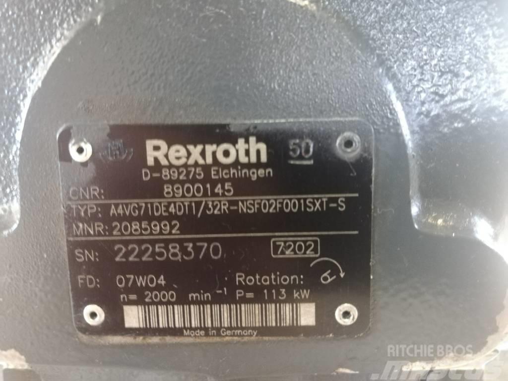 Rexroth A4VG71DE4DT1/32R-NSF02F001SXT-S Altri componenti