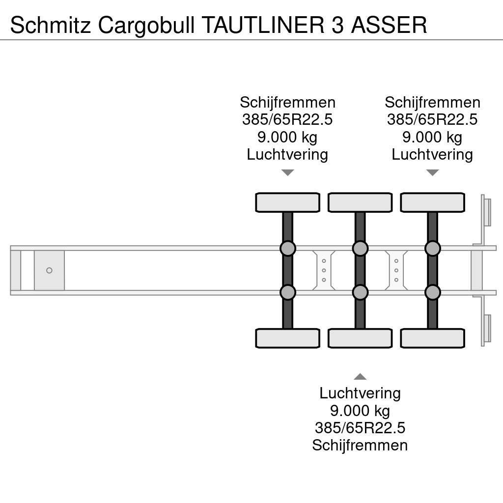 Schmitz Cargobull TAUTLINER 3 ASSER Semirimorchi tautliner