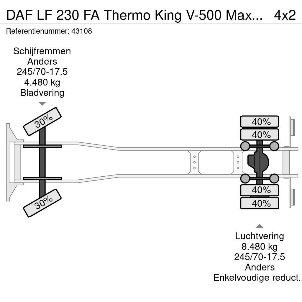 DAF LF 230 FA Thermo King V-500 Max Tiefkühler Camion cassonati