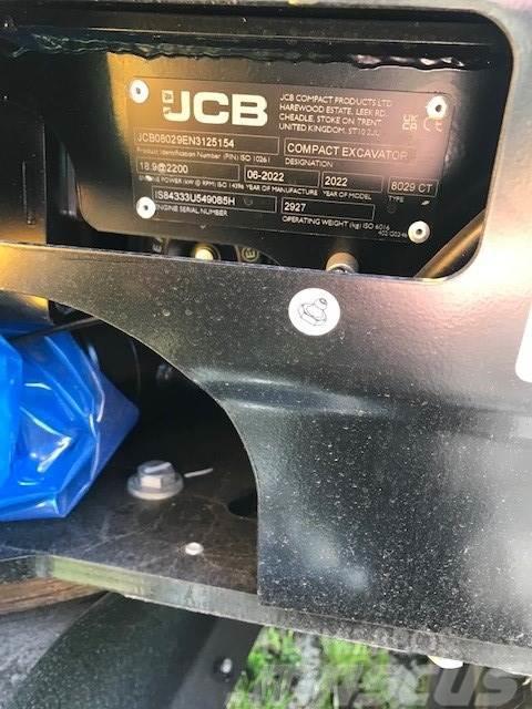 JCB 8029CTS Miniescavatori