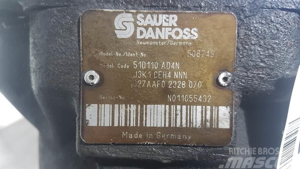 Sauer Danfoss 51D110AD4N-Drive motor/Fahrmotor/Rijmotor Componenti idrauliche