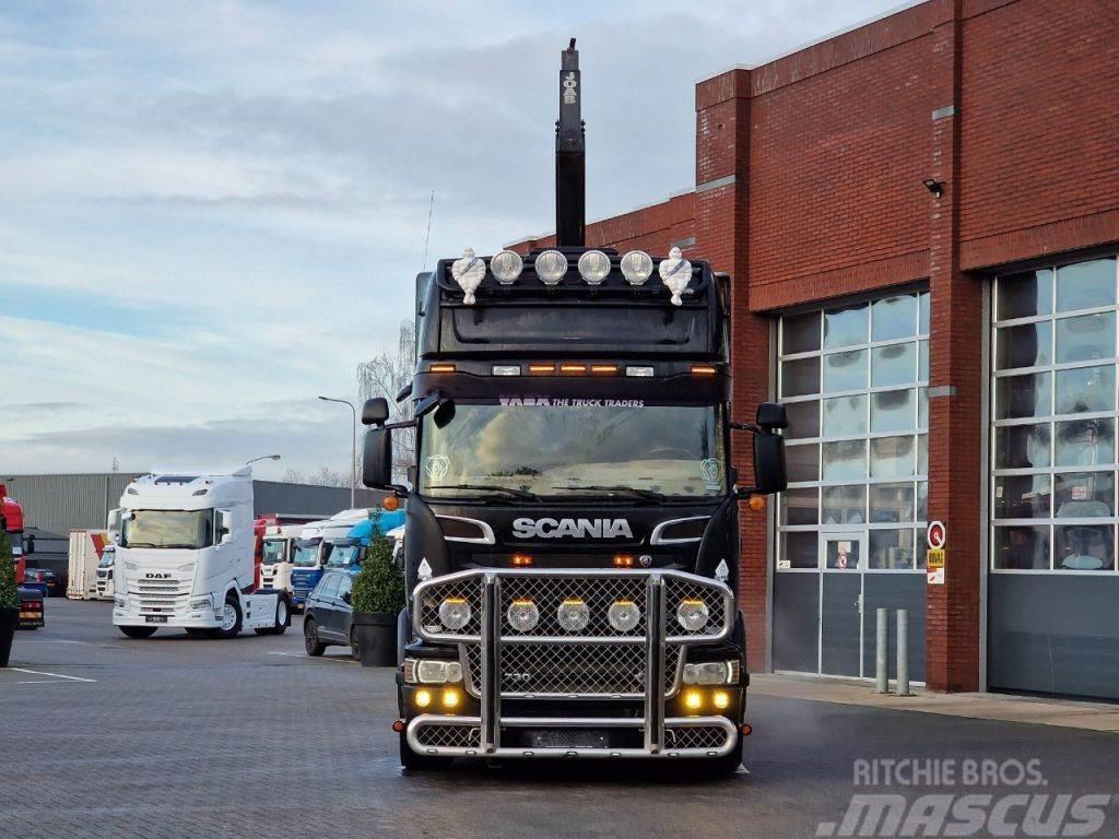 Scania R730 V8 Topline 6x2 - Hooklift 560CM - Custom in- Camion con gancio di sollevamento