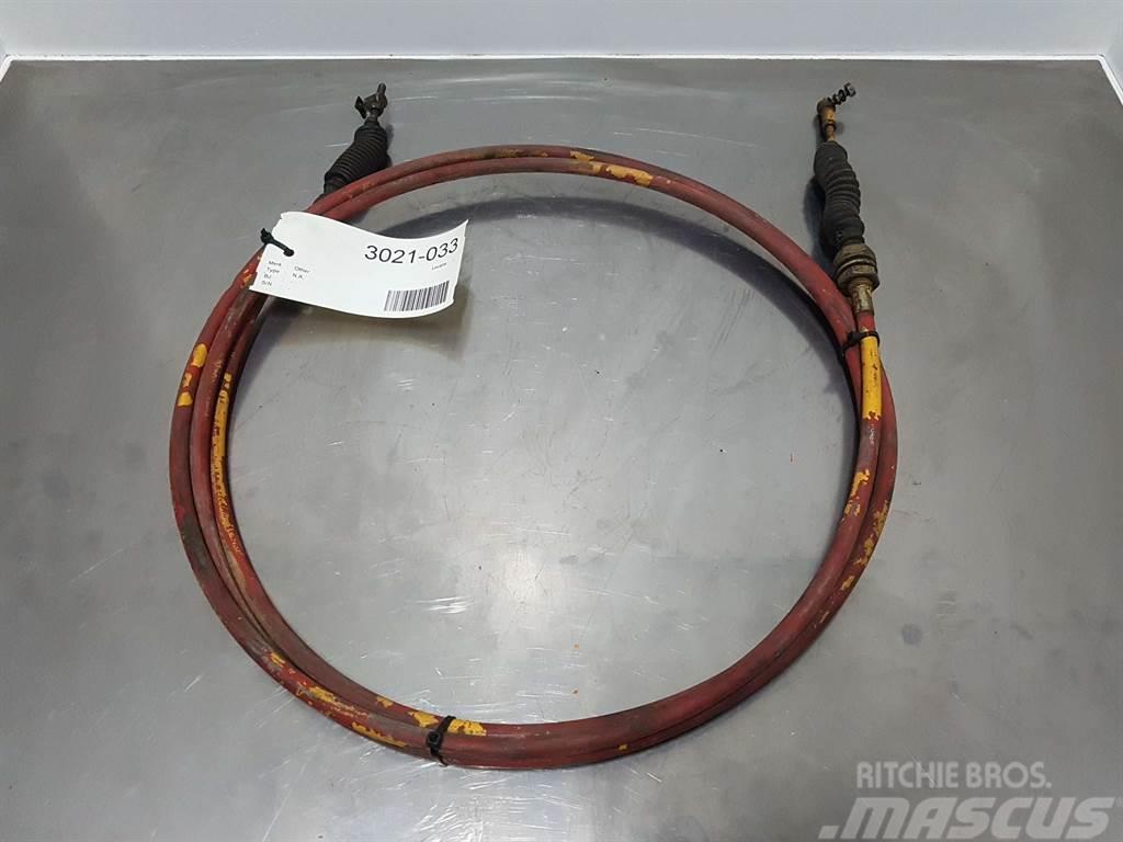 Liebherr L541-7010709-Throttle cable/Gaszug/Gaskabel Telaio e sospensioni