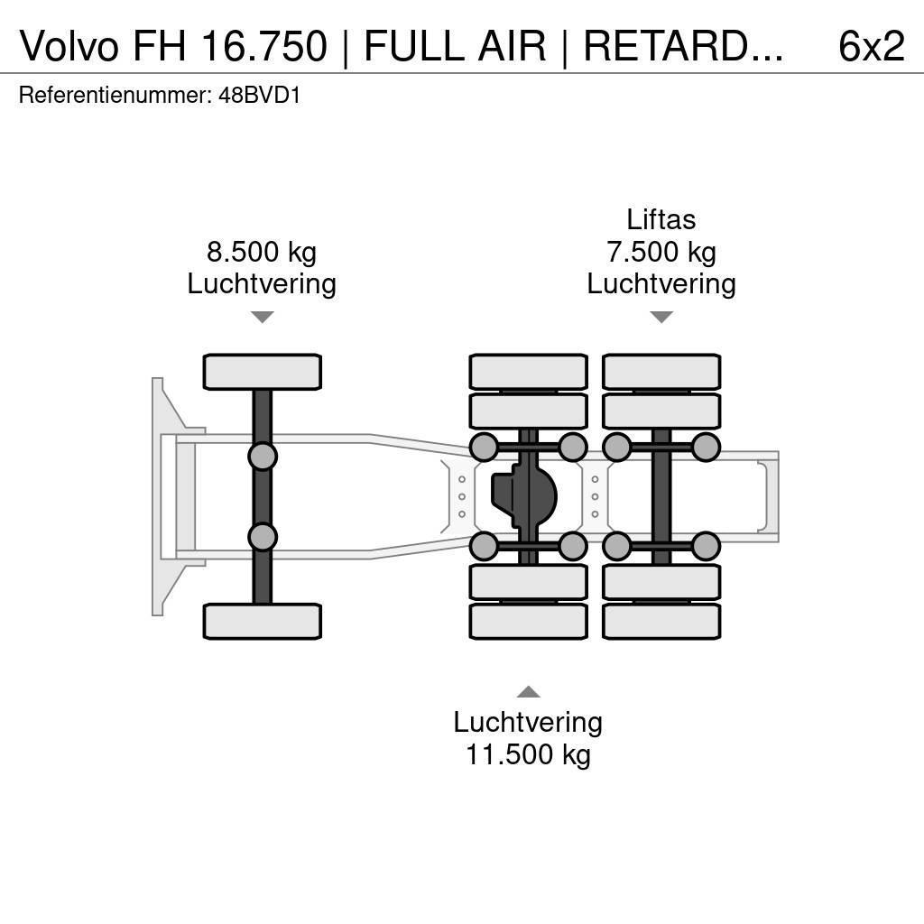 Volvo FH 16.750 | FULL AIR | RETARDER | PARK COOLER | " Motrici e Trattori Stradali