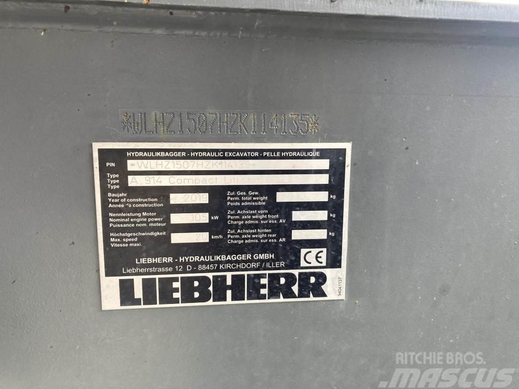 Liebherr A 914 Compact Litronic Escavatori gommati