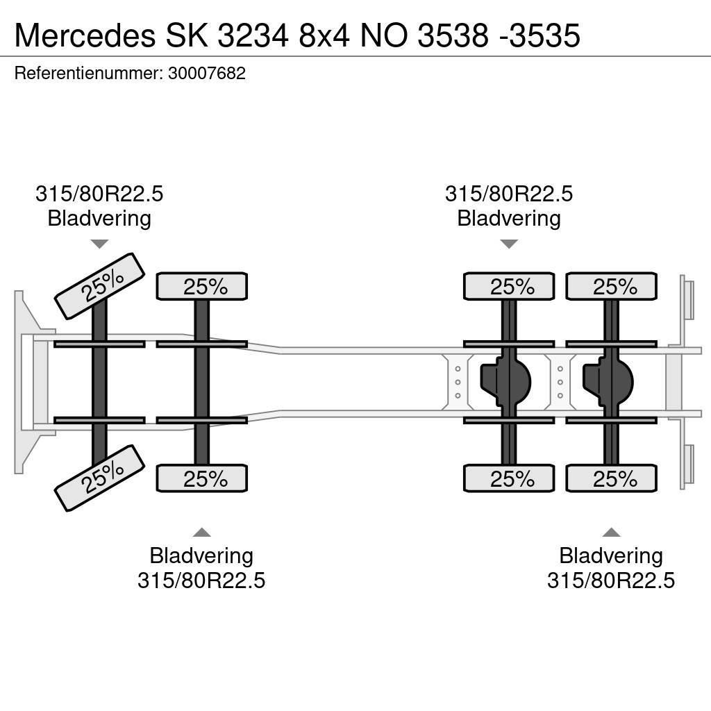 Mercedes-Benz SK 3234 8x4 NO 3538 -3535 Autocabinati
