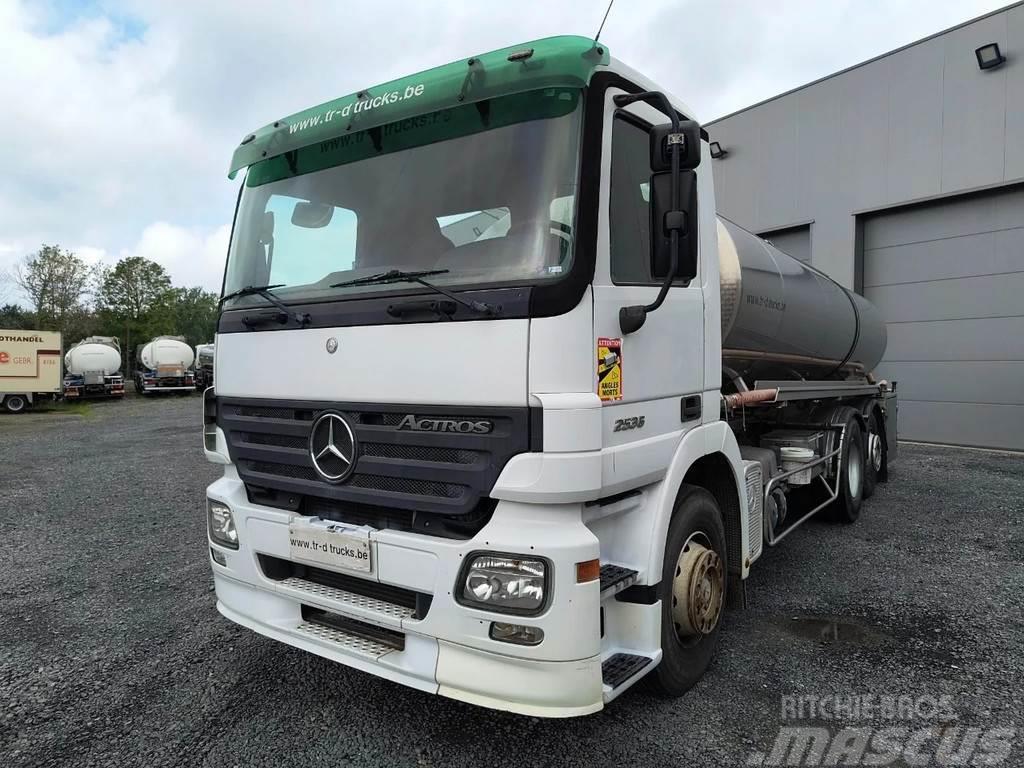 Mercedes-Benz Actros 2536 6X2 - TANK IN INSULATED STAINLESS STEE Cisterna