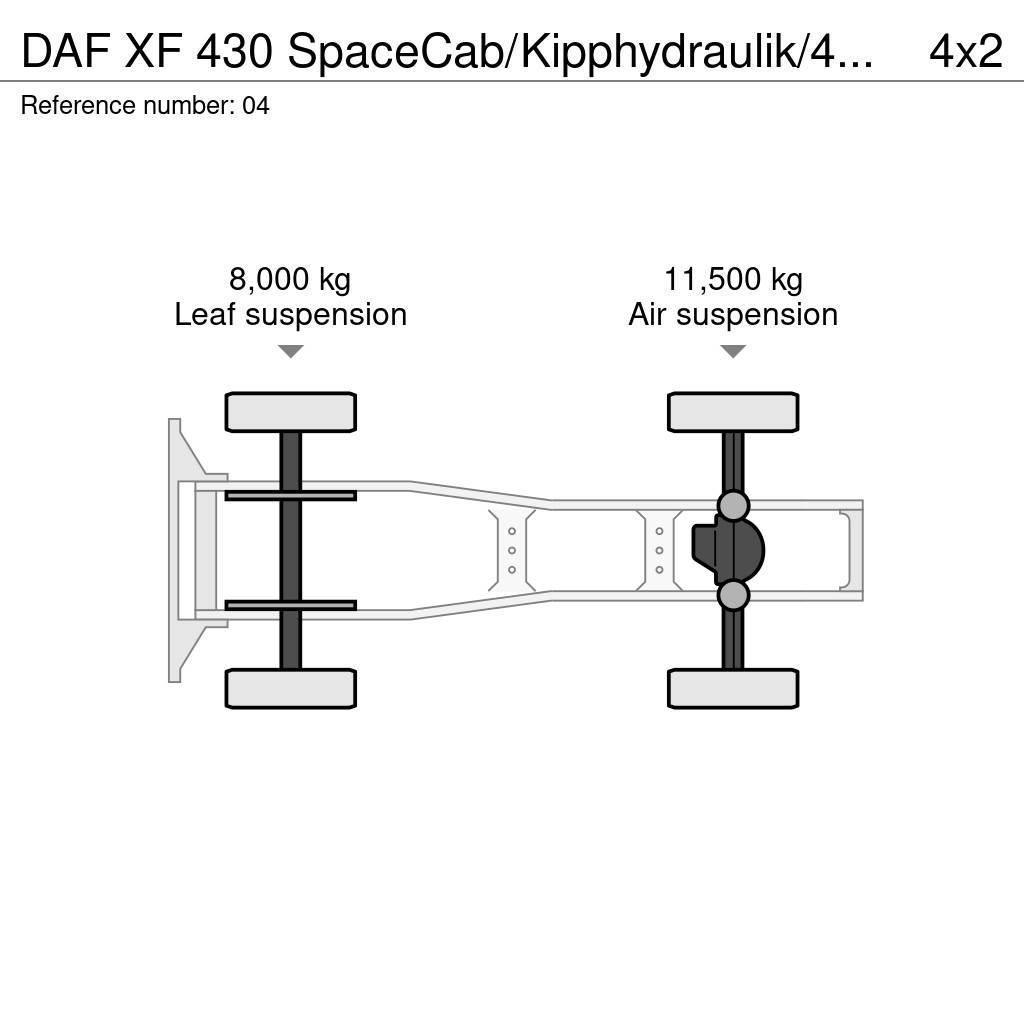 DAF XF 430 SpaceCab/Kipphydraulik/452 tkm/Euro 6 Motrici e Trattori Stradali