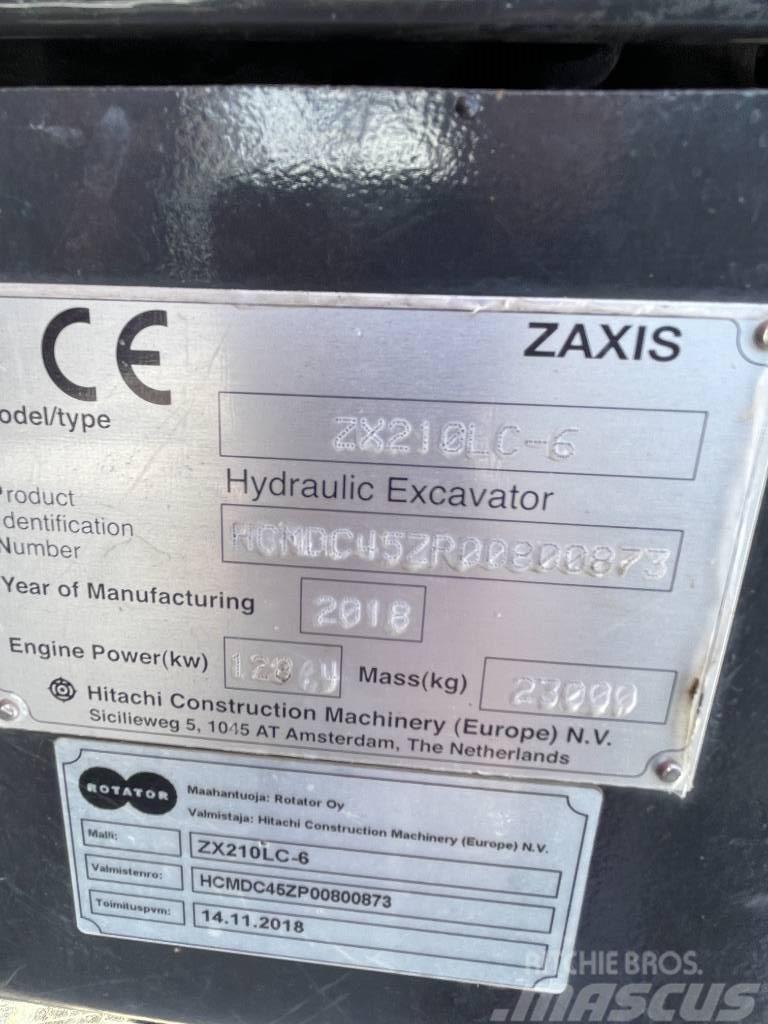 Hitachi ZX210LC-6 Escavatori cingolati