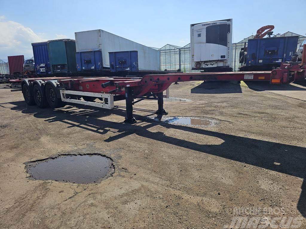 Krone SD 27 | 3 axle container chassis | 4740 kg | Saf D Semirimorchi portacontainer