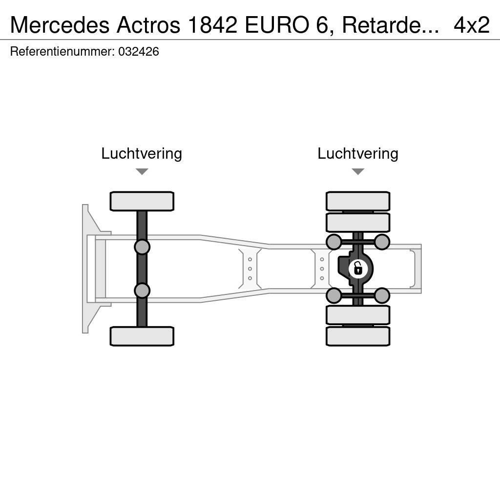Mercedes-Benz Actros 1842 EURO 6, Retarder, Mega, Jumbo Tractor Units