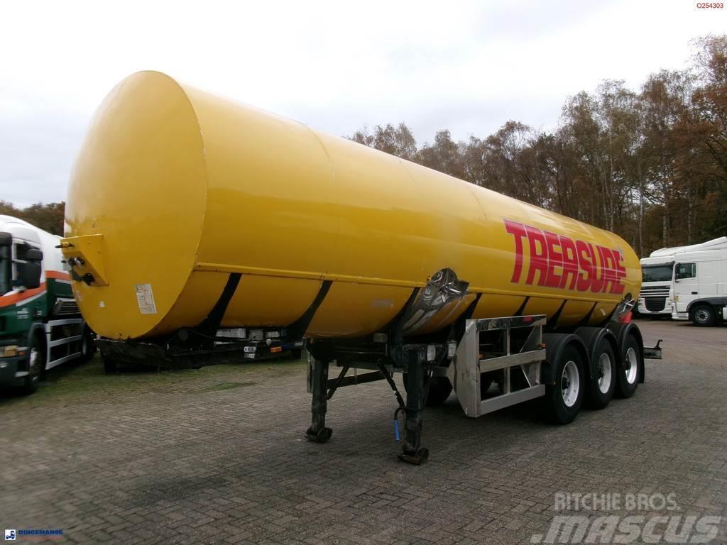  Crane Fruehauf Food (beer) tank inox 30 m3 / 2 com Semirimorchi cisterna