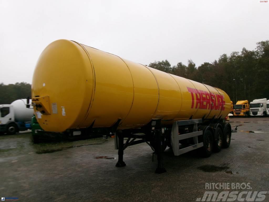  Clayton Food (beer) tank inox 30 m3 / 1 comp Semirimorchi cisterna