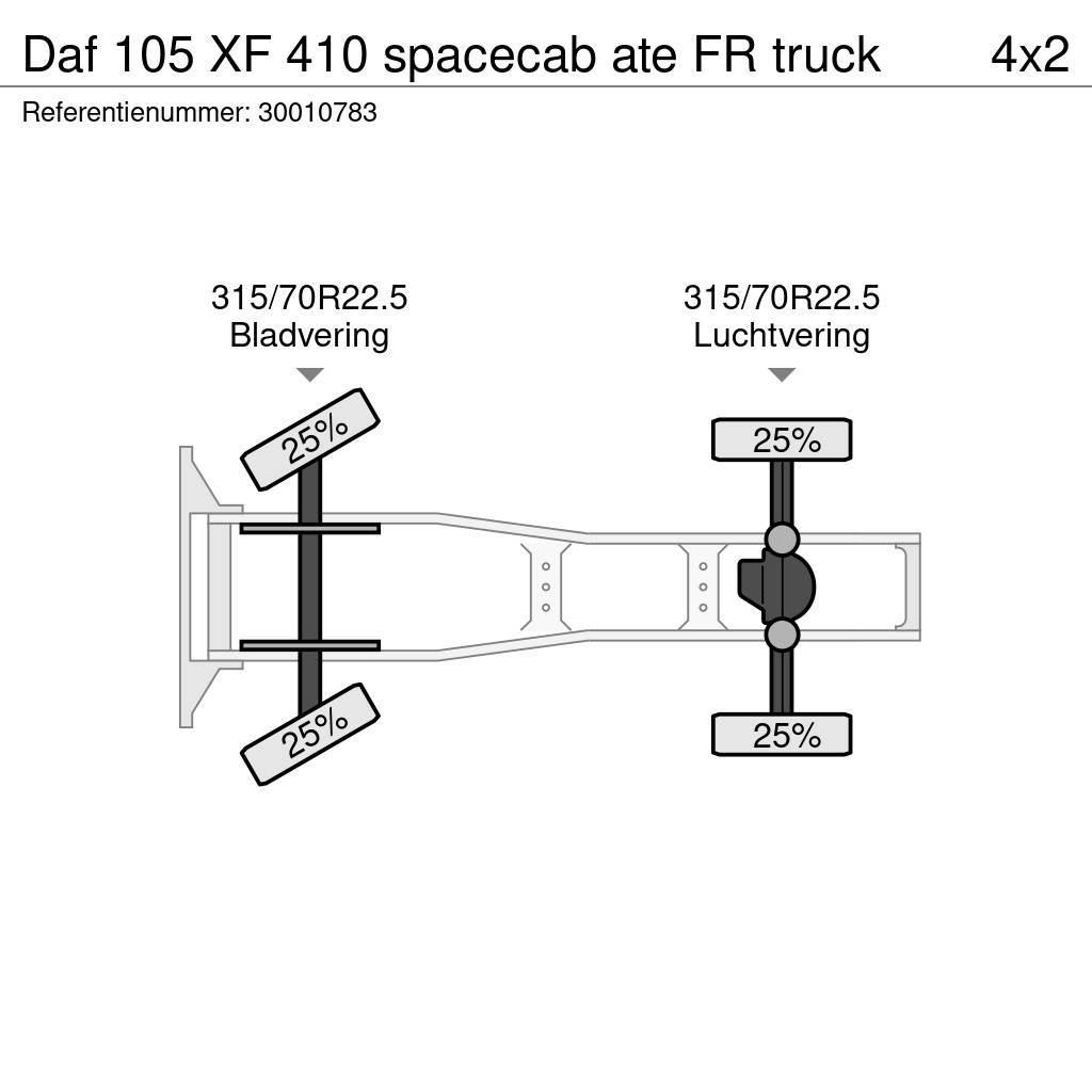 DAF 105 XF 410 spacecab ate FR truck Motrici e Trattori Stradali