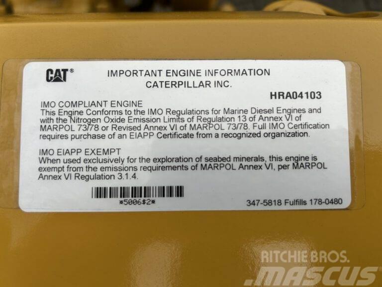 CAT C11 - Unused - 450 HP - Arr. 360-6752 Motori