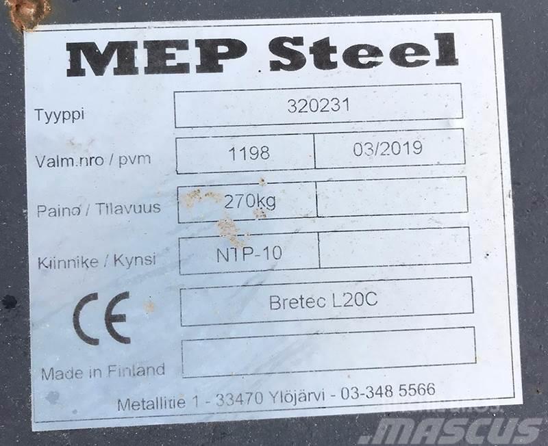  MEP Steel BRETEC L20C ISKUVASARAN KIINNIKELEVY NTP Altri componenti